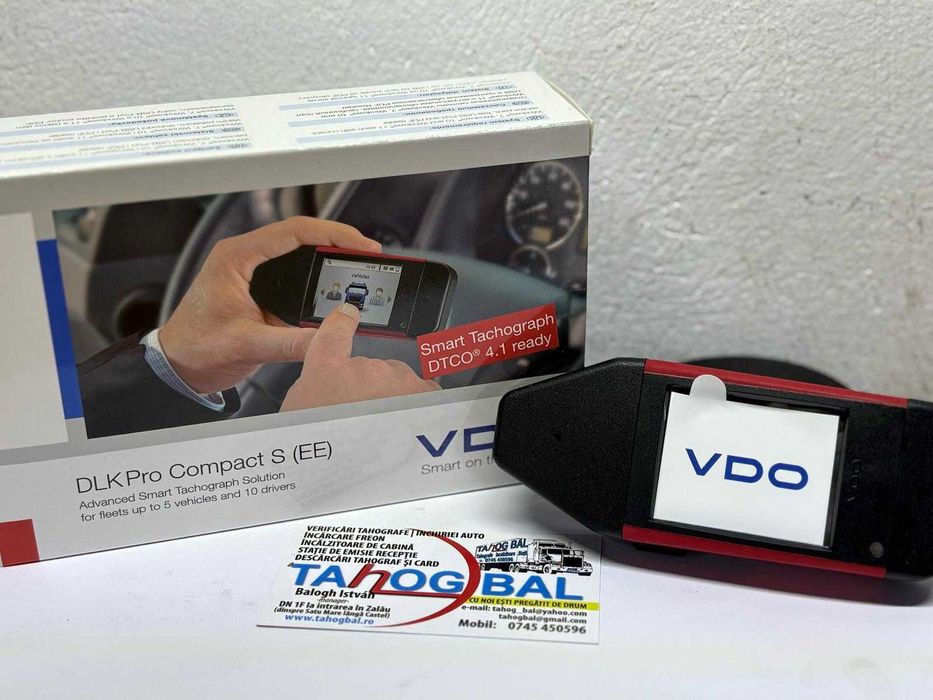 Cititor tahograf si card VDO DLK Pro TIS Compact S (ROȘU)