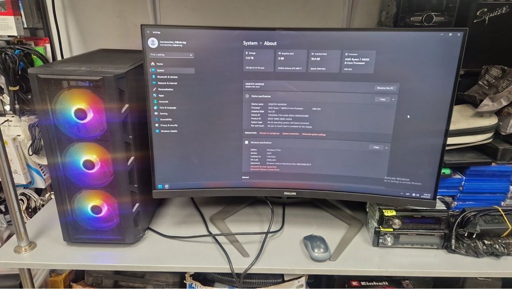 Геймърски компютър geforce gt