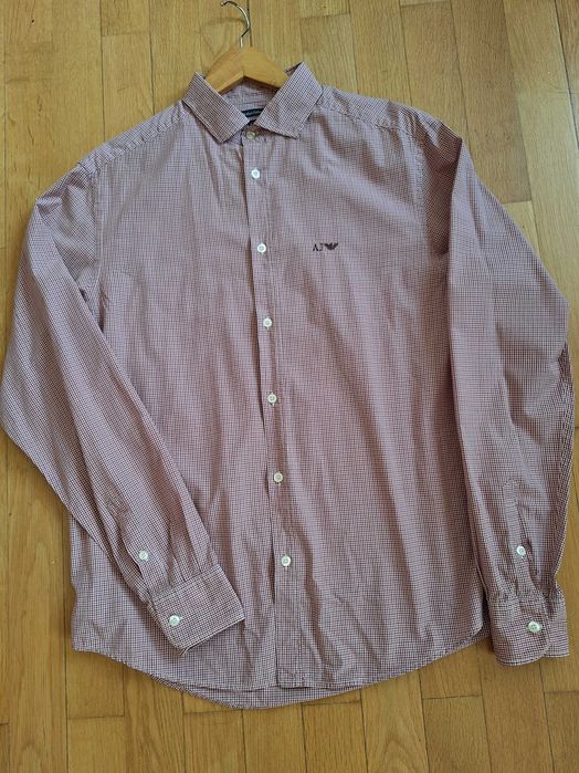 Мъжки ризи Armani jeans, размер XXL  и 3XL. Идеален вид!