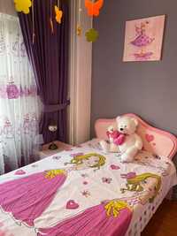 Set complet mobilier dormitor copii roz Mobexpert
