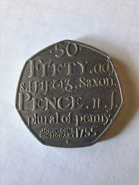 Moneda 50 Pence 2005