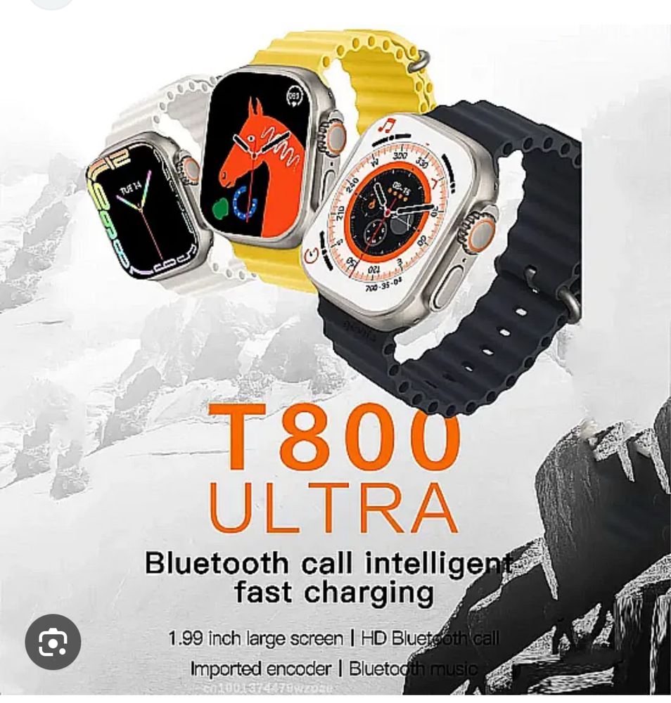 Смарт часовник smart watch T800 Ultra