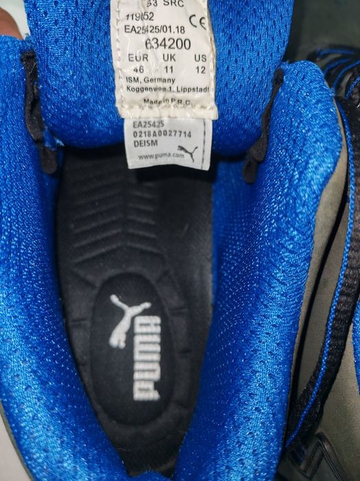 Удобни мъжки защитни обувки PUMA Argon Blue №46