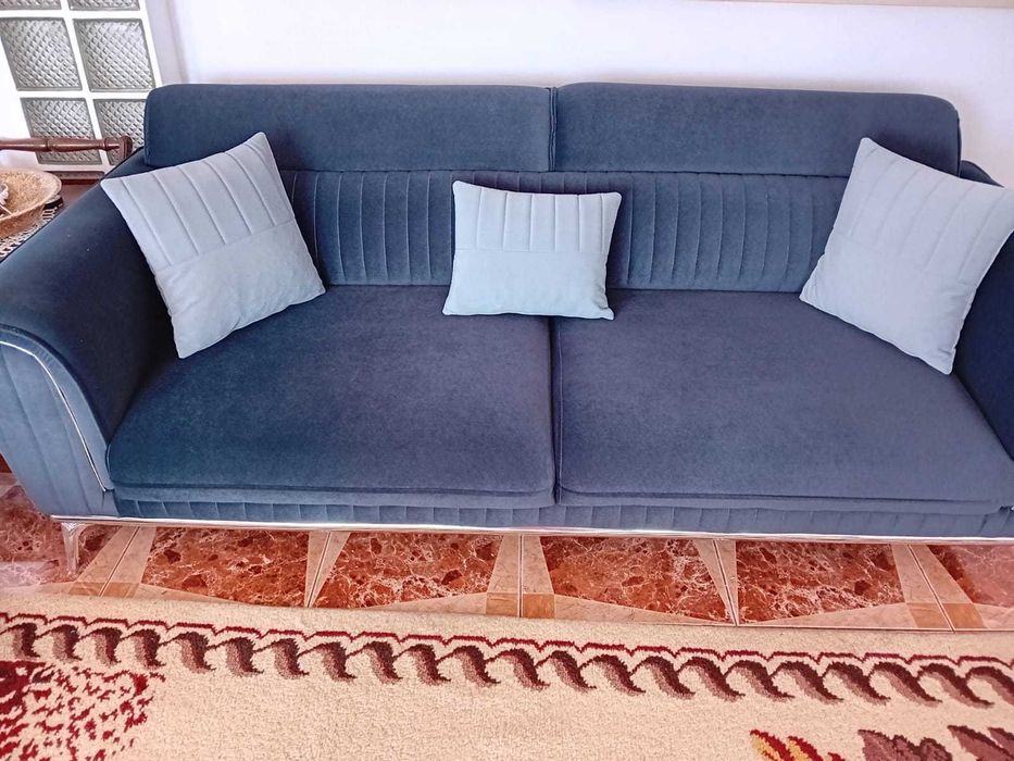 Set 2 Canapele + 2 fotolii + 6 perne, nou