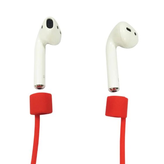 Силиконово въженце, шнурче за слушалки Apple Airpods и други модели!!!