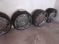 Genti cromate 22" cu cauciucurii