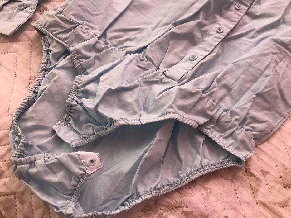 Боди риза в синьо