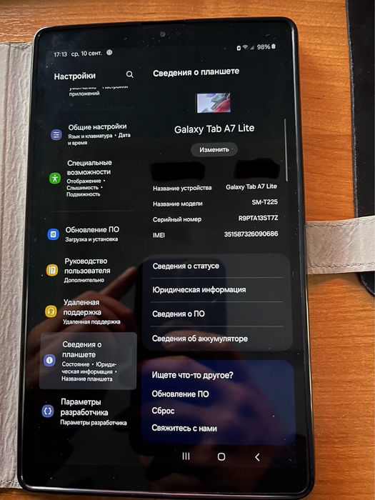 Samsung galaxy tab a 7lite