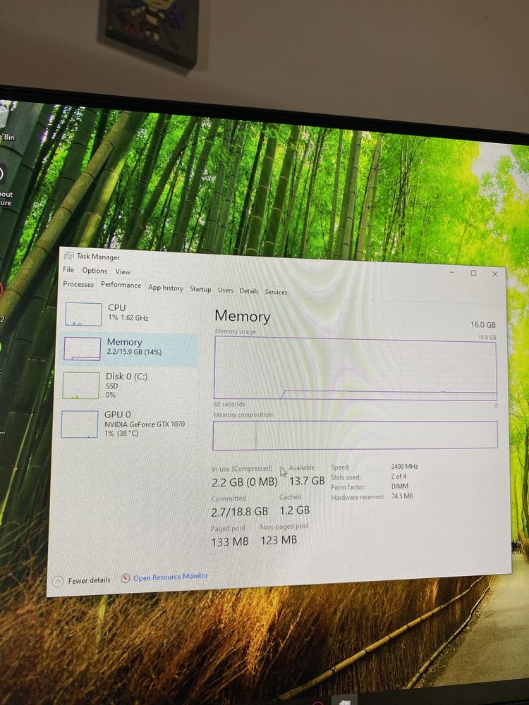 pc gaming ryzen 5 + gtx 1070 8GB asus strix