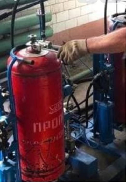 Замена вентиля на газовый баллоны