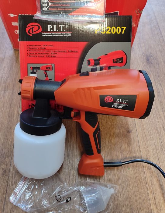 Краскопульт электрический PIT с гарантией