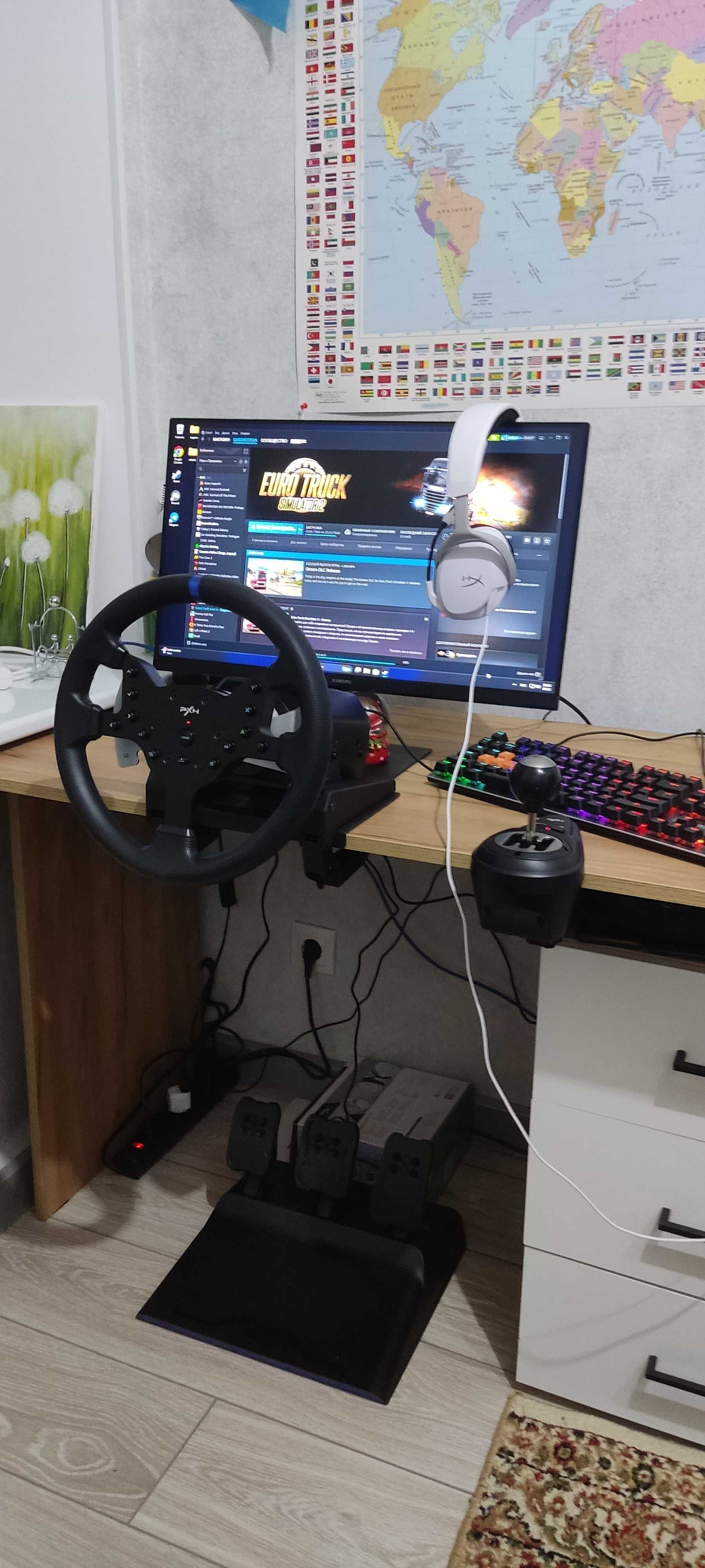 игровой руль pxn v99