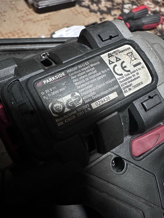 Parkside pdssap 20 li c3 impact парксайд импакт