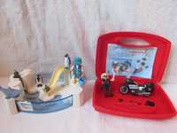 Playmobil 2 seturi Tarcul pinguinilor si Motor politie in misiune