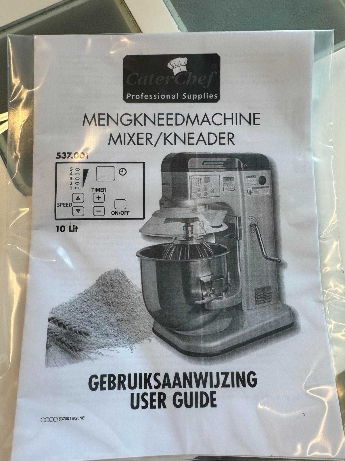 Професионален МИКСЕР "CaterChef planetary mixer with 5 speeds."
