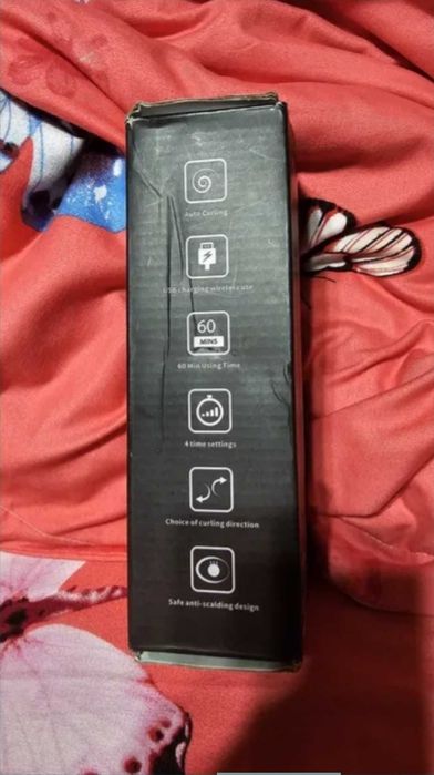 Ondulator fara fir automat, ceramic, portabil, temperatura reglabila