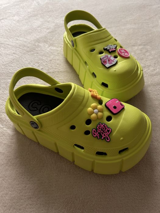 Чънки сандали тип крокс с джибити, различни размери