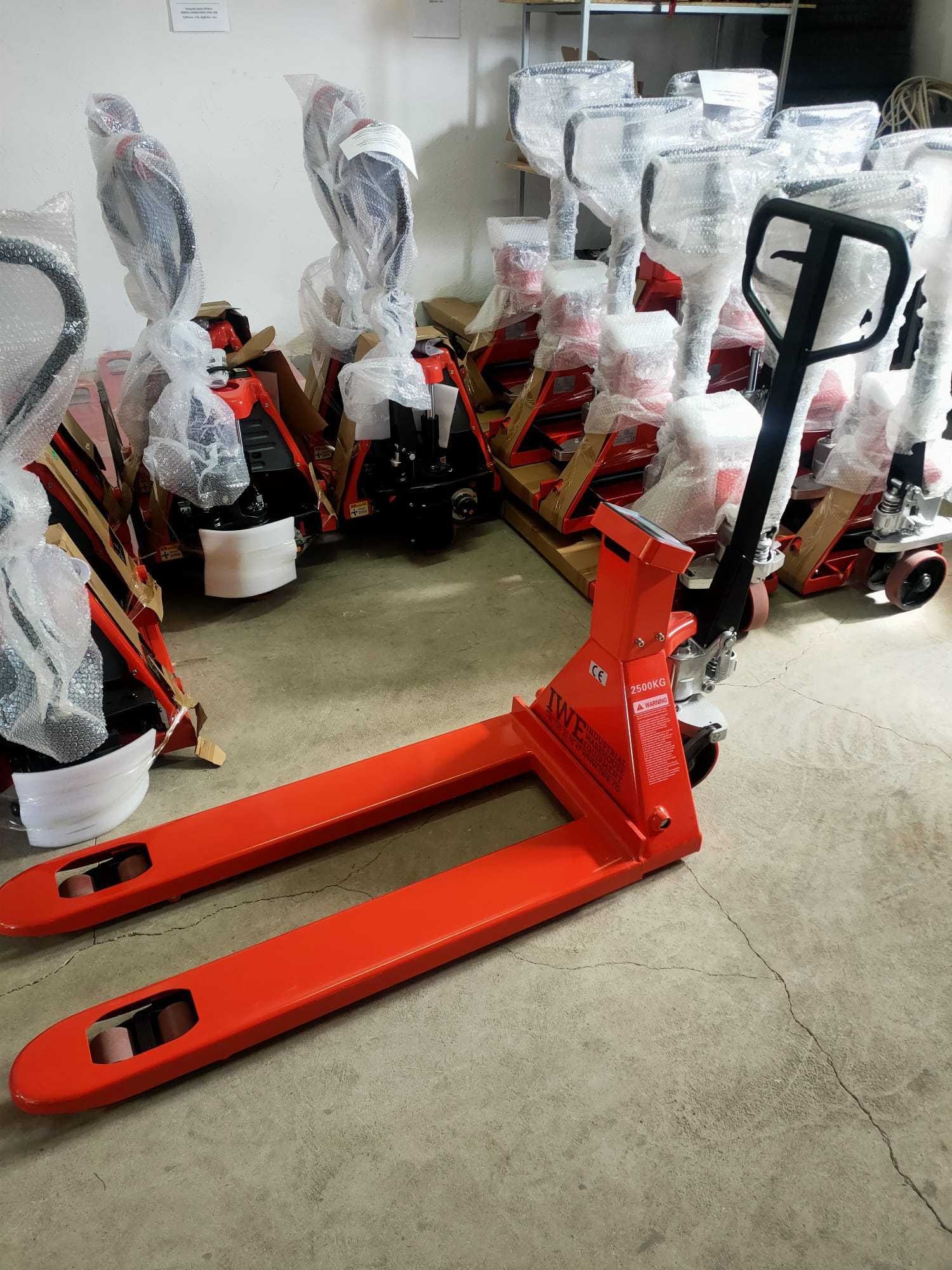 Transpalet cu cantar incorporat si imprimanta WH25-ES PRINTER 2500KG