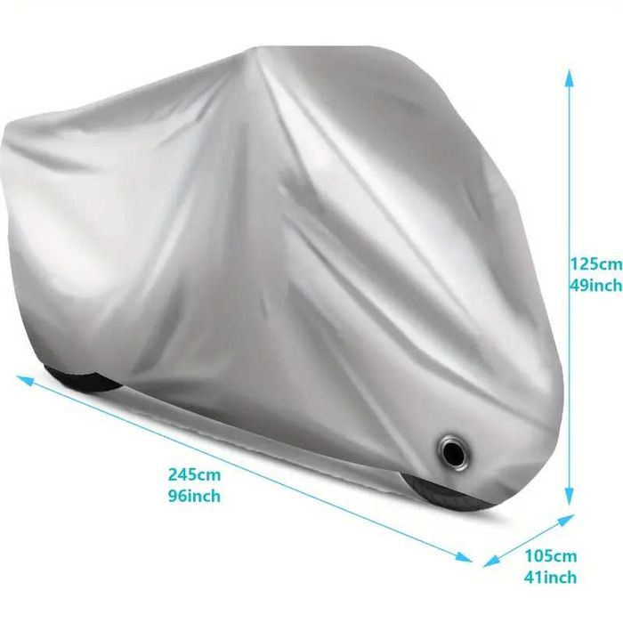 Prelata husa neagra  Oxford moto scuter motocicleta 230cmx125cm­x95cm