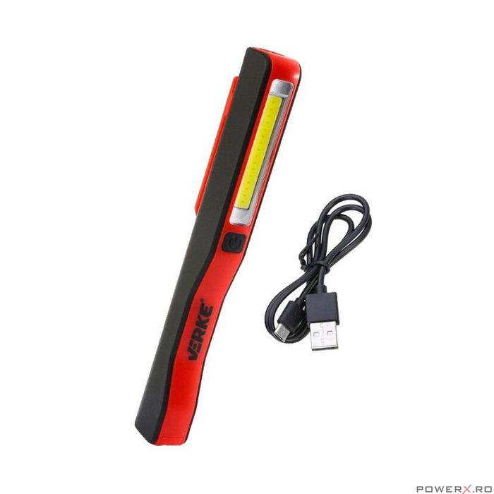 Lampa pentru atelier 3w + 1w, usb, led, Verke