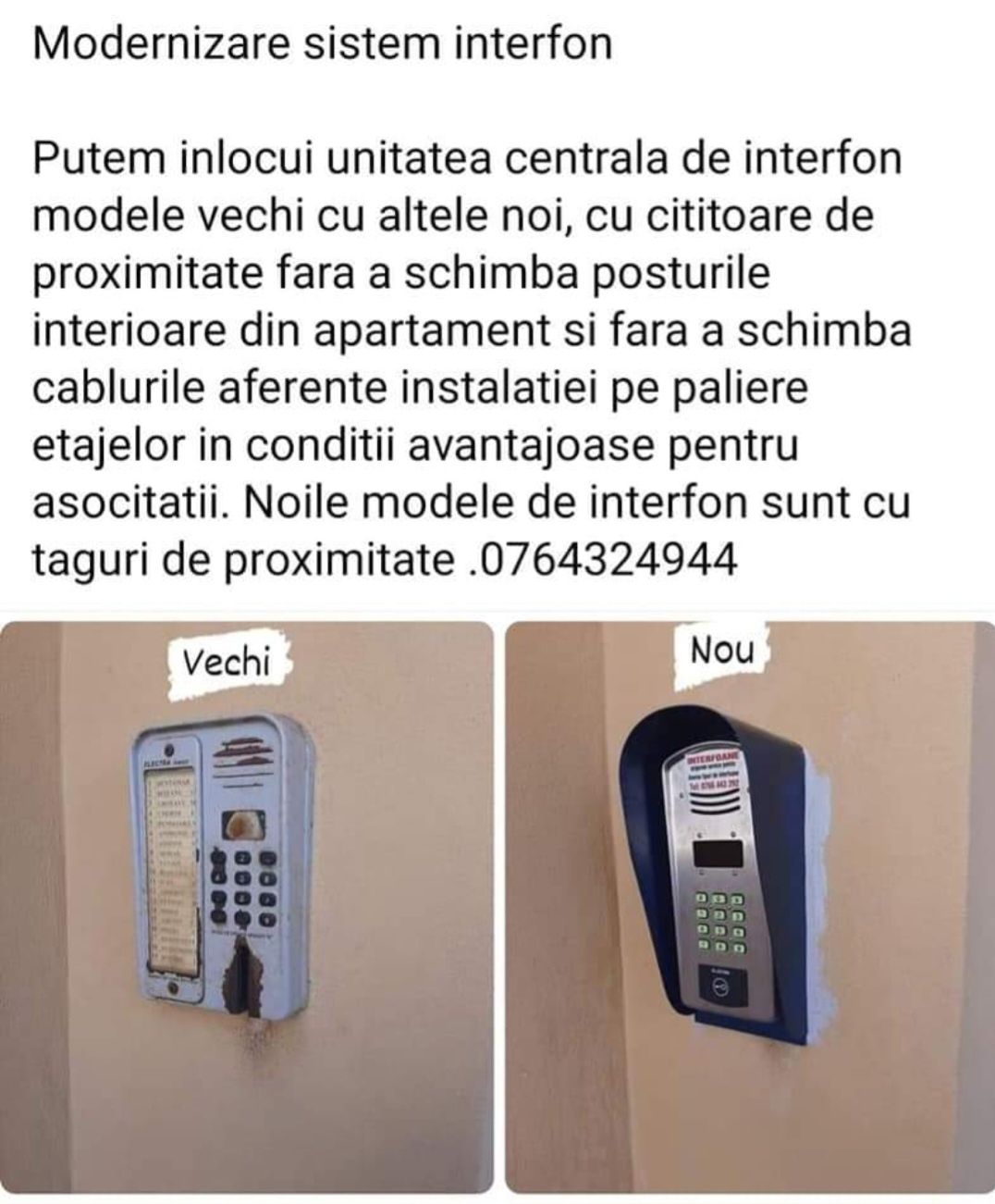 Interfon electra Constanța