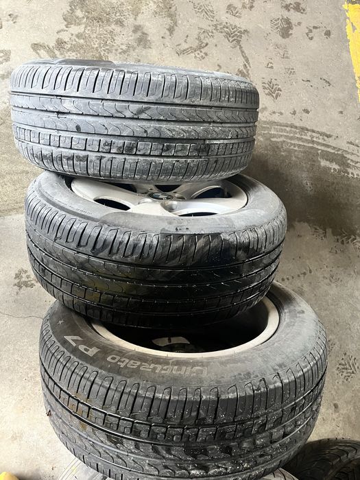 Vand SET Jante+Cauciucuri originale BMW Pirelli RunFlat ca noi !!