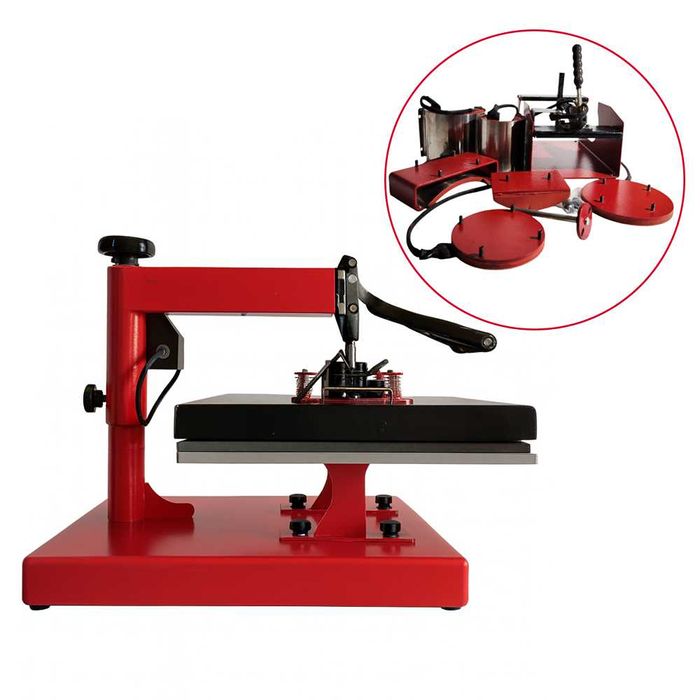 Presă termică multifuncțională Digital Combo Heat Press DCH-600,8 în 1