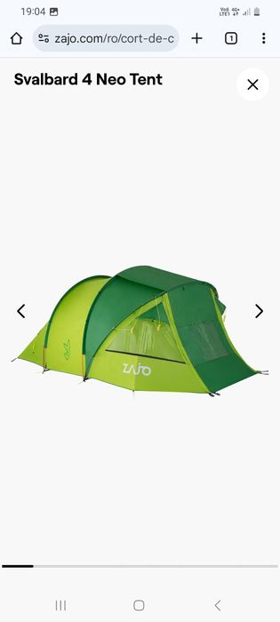 Cort Zajo Svalbard 4 persoane profesional