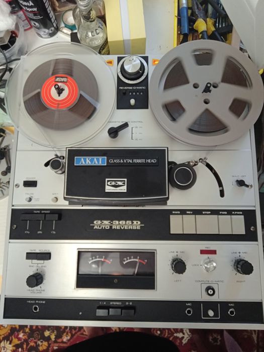 Magnetofon profesional Akai GX365D posibilitate și viteza 38