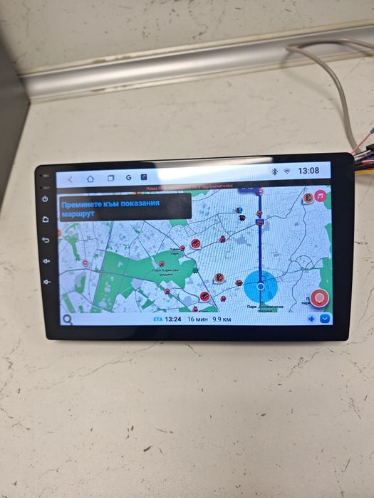 Навигация Мултимедия за кола 9 инча двоен дин за автомобил  бус Androi