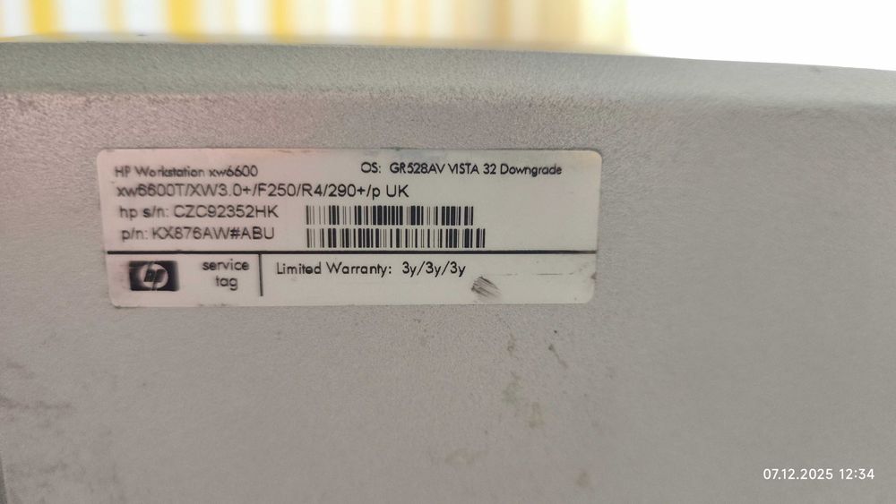 HP xw6600 Workstation