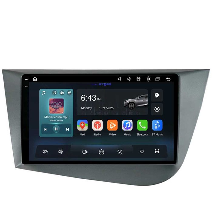 Navigatie Dedicata Android Seat Leon 2 (2005-2012), Bluetooth,Carplay
