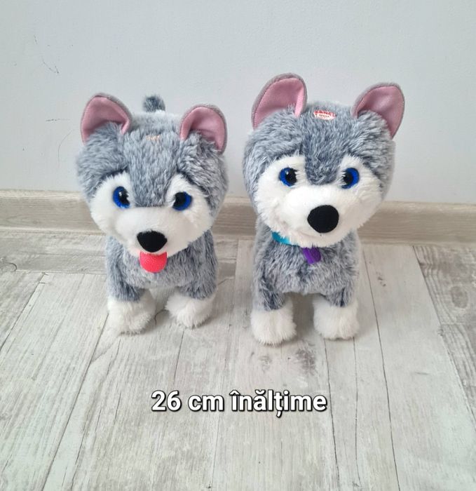 Jucărie pluș cățel care merge ,cu sunete