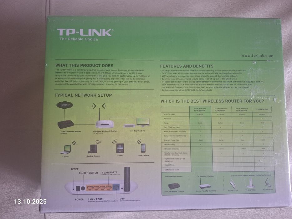 Router TP-Link TL-WR740N