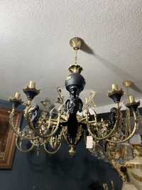 Candelabru bronz masiv/8brate/