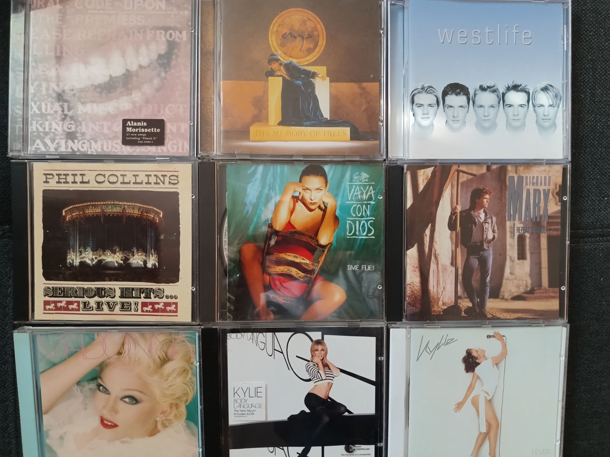 Celline Dion,Madona albume muzica