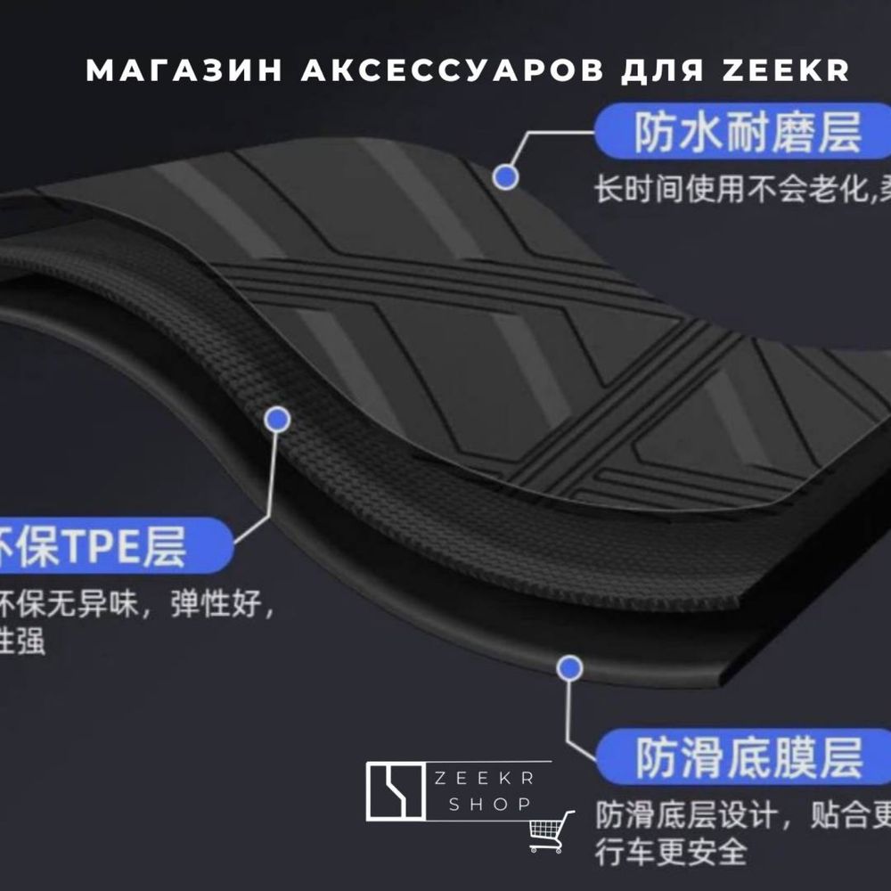 Коврик багажника для Zeekr 009 от «ZeekrShop»