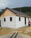 Vand container modular tip casa de locuit din structura metalica învel