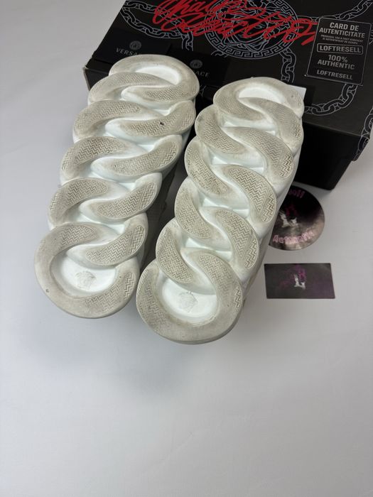 Versace chain white size 42 fit 42-43