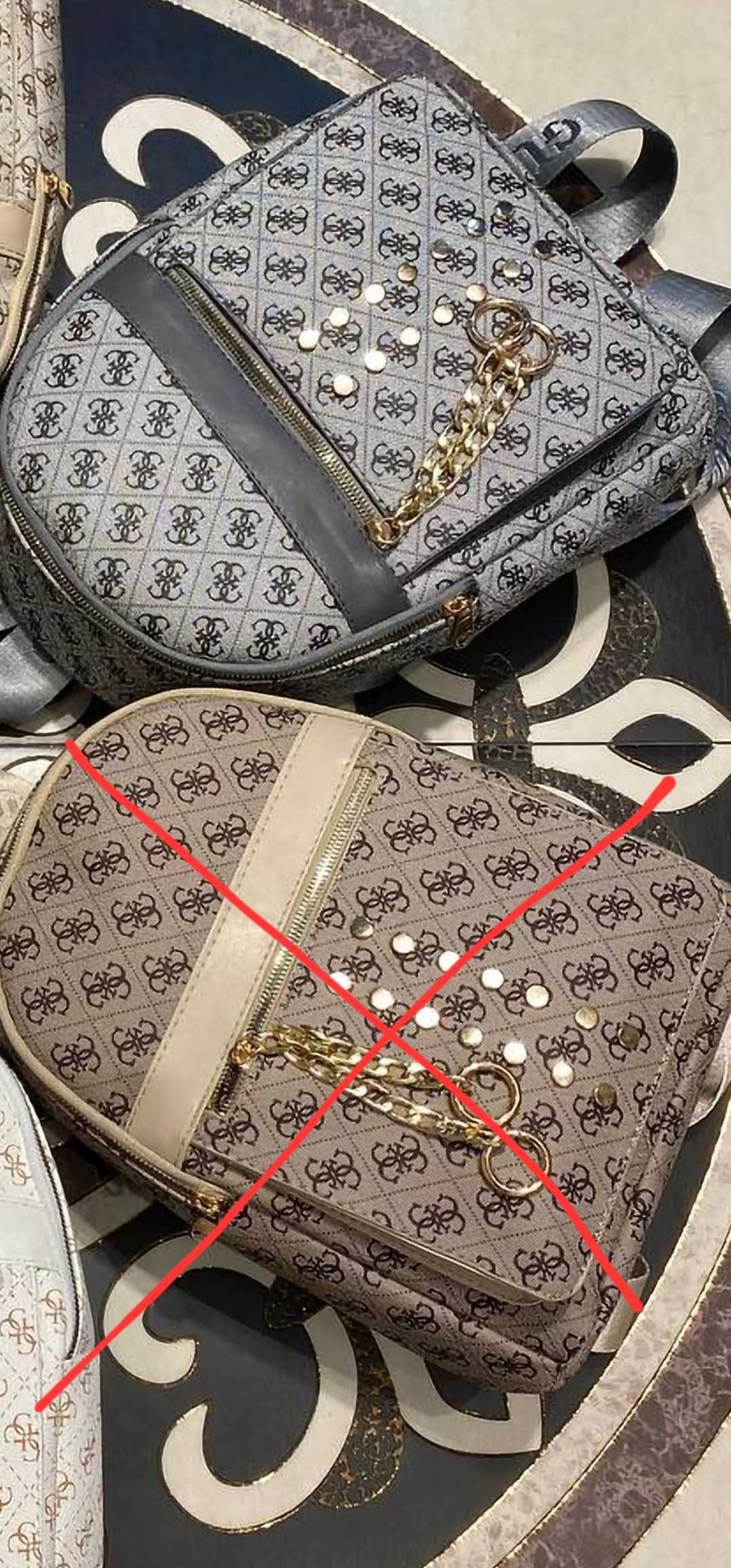 Раници и малки чанти на LV, Guess, Dior