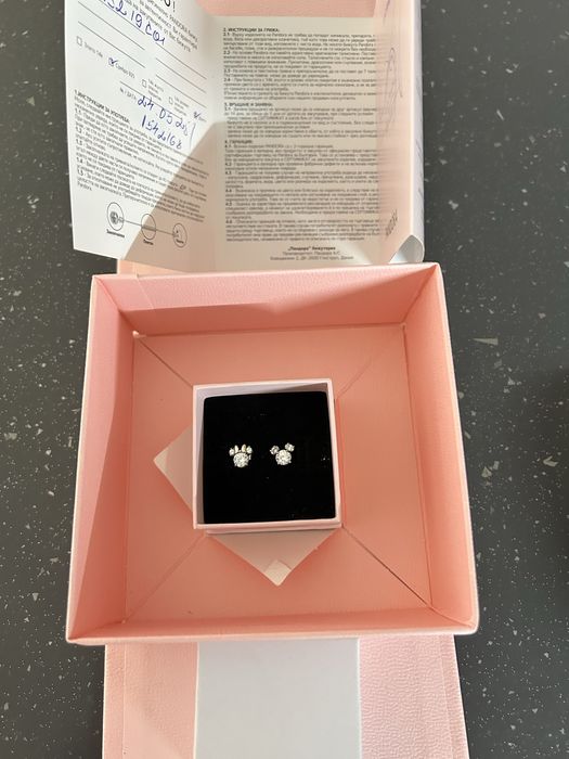 Обеци на Pandora