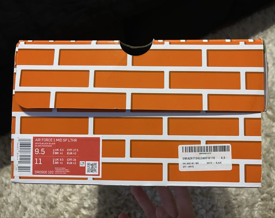 Nike Air Force 1 Mid Off White Grim Reaper