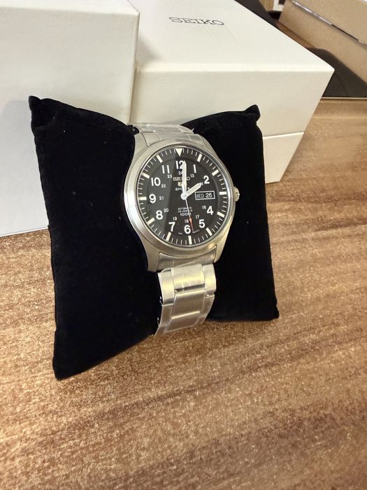 Seiko Ceas argintiu 5 Sports