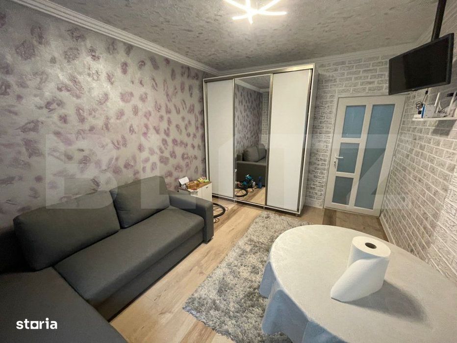 Garsoniera, etaj intermediar, zona Tomesti