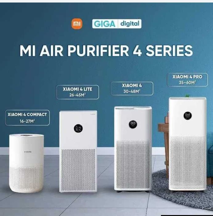 Очиститель Воздуха Xiaomi 4Lite 4pro Elite Compact Гарантия доставка!!