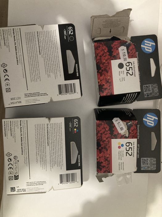 Cartuse HP 652 Originale