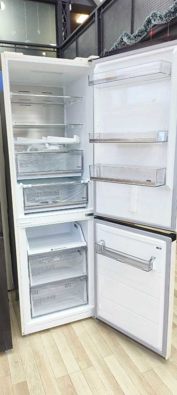 Холодильник Midea модель MDRB470MIE34T (бежевый) на 320 литров