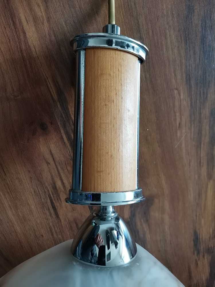 Lampa plafon cu abajur sticla