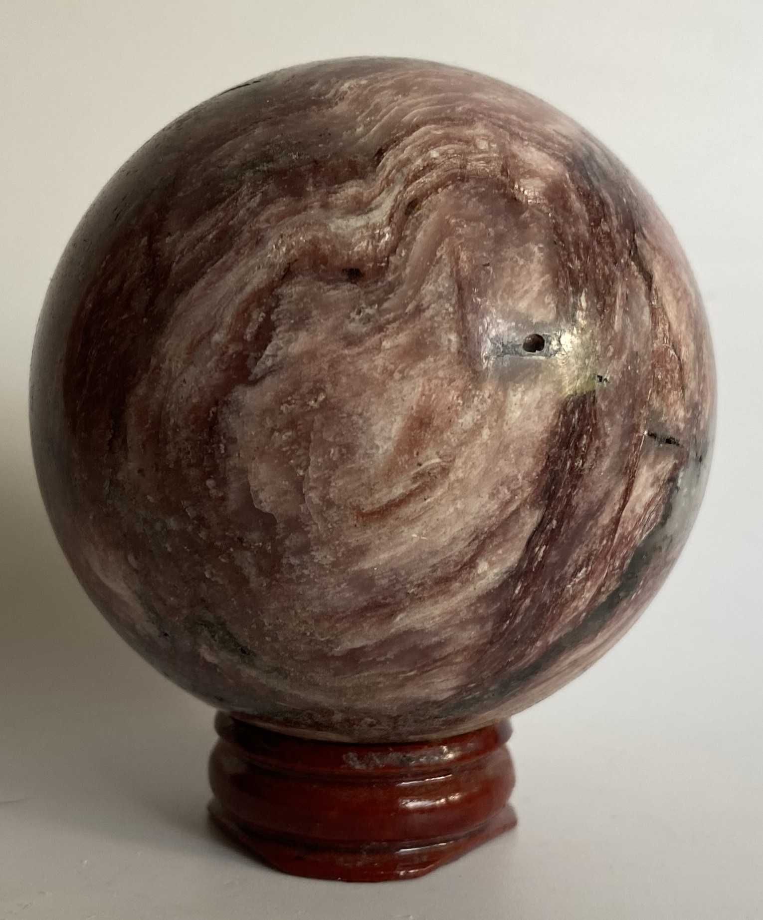 Cristale/Minerale - Muscovit Roz (Mica) - sfera piatra semipretioasa