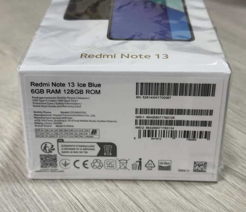 Xiaomi Redmi Note 13 NFC 128GB 8GB RAM Dual